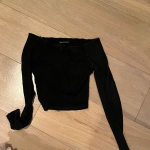 Off The Shoulder Brandy Melville Long Sleeve Top